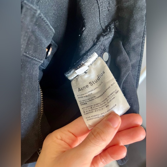 Acne Studios black skinny jeans size 26 - Picture 8 of 11